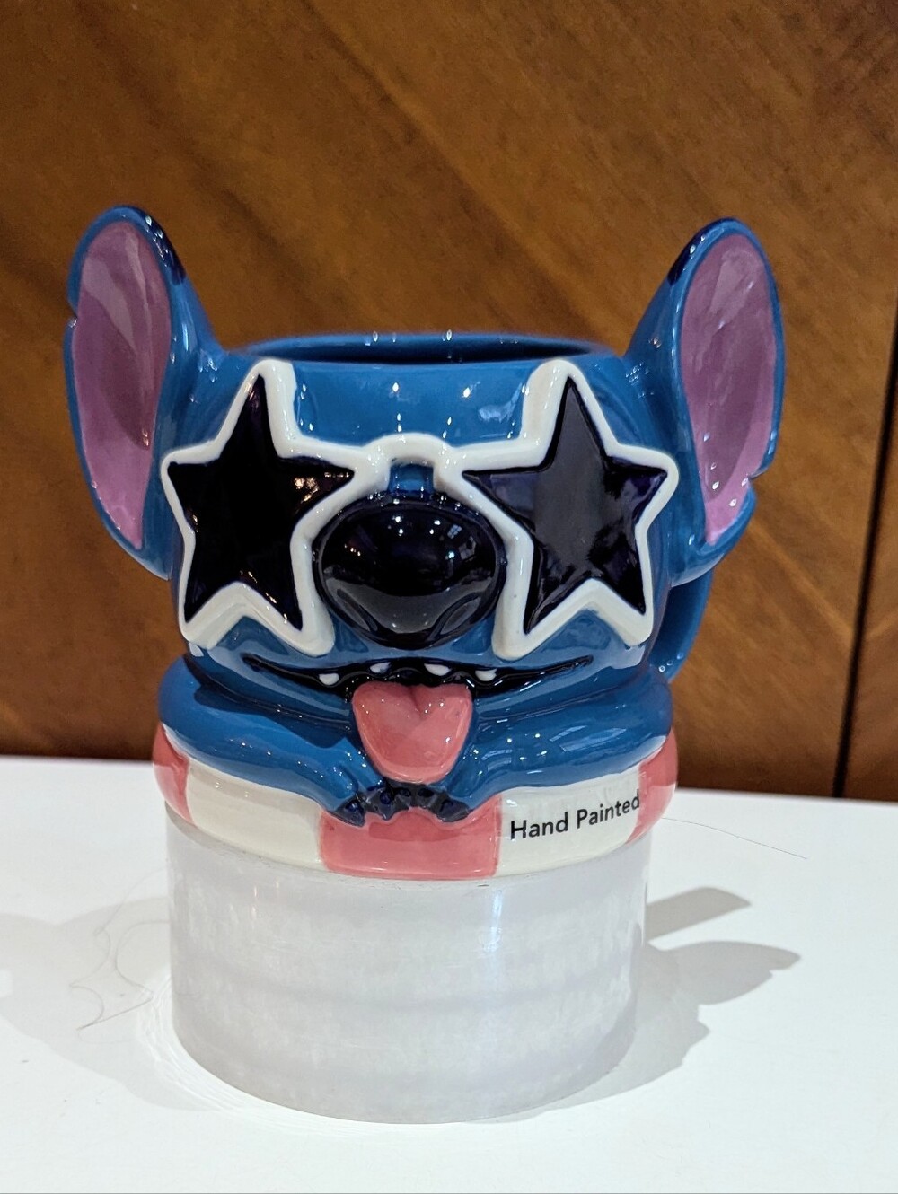 New Disney 3D Lilo and Stitch July 4th American Patriotic Mug